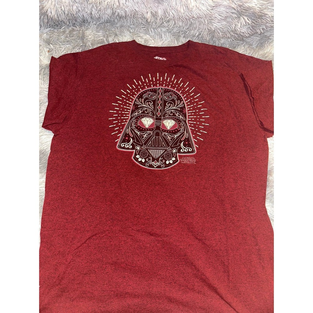 Star Wars Darth Vader VFifthSun Tattoo Graphic Tee T-Shirt Red Size 2XL